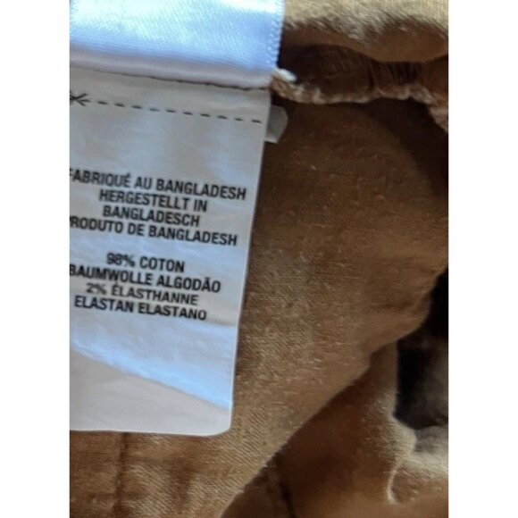 Topman Men’s Size 32 Stretch Skinny Chino Shorts Khaki Brown Beige Cotton - Picture 7 of 14